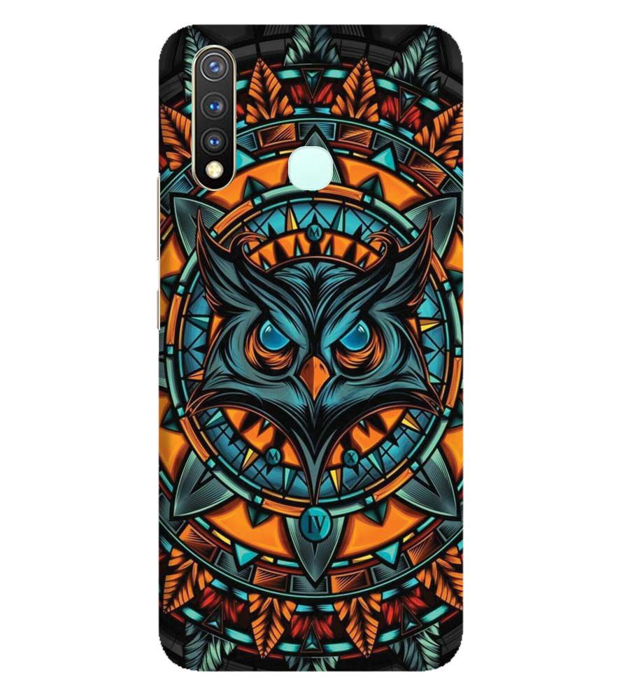 PS1338-Premium Owl Back Cover for Vivo Y19