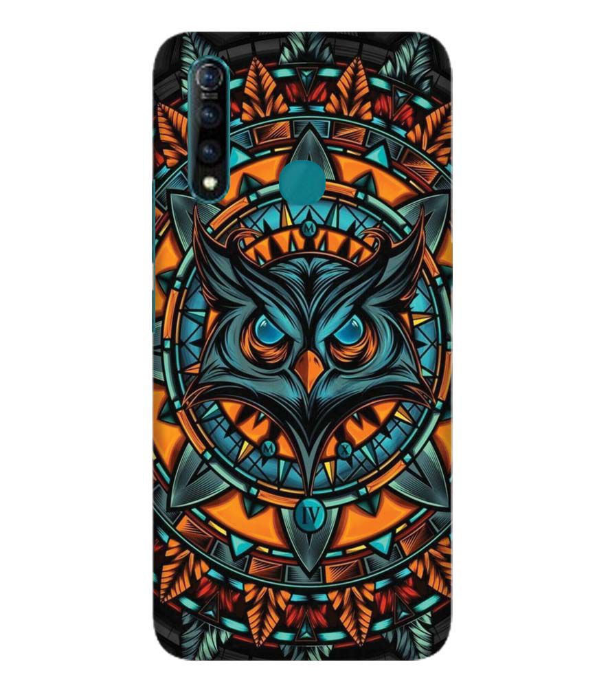 PS1338-Premium Owl Back Cover for Vivo Z1 Pro