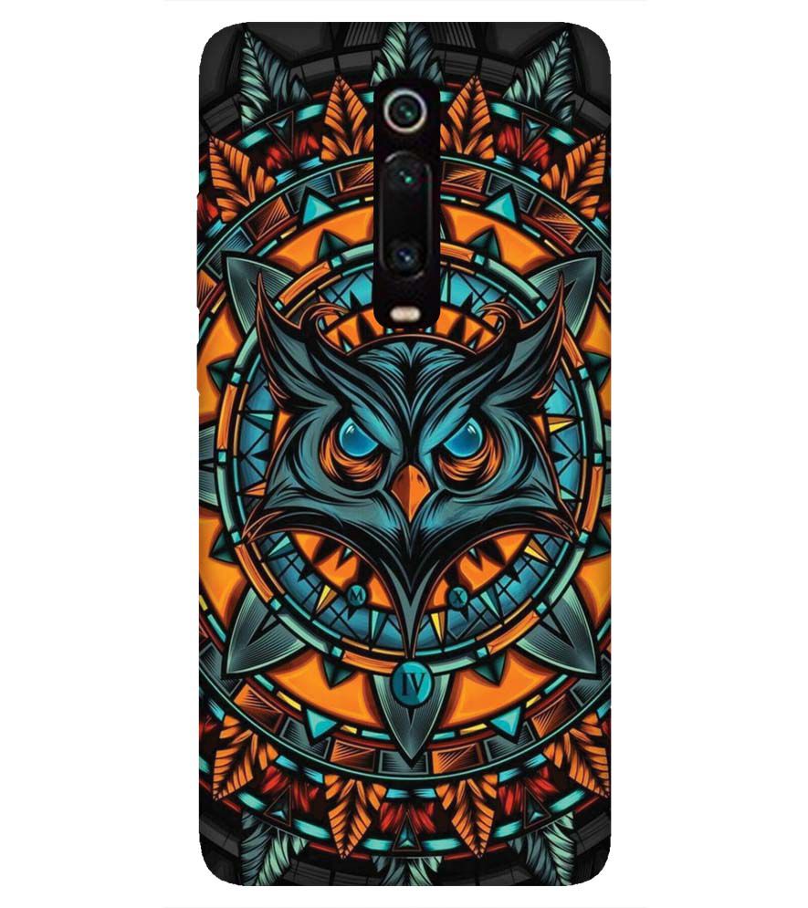 PS1338-Premium Owl Back Cover for Xiaomi Mi 9T Pro