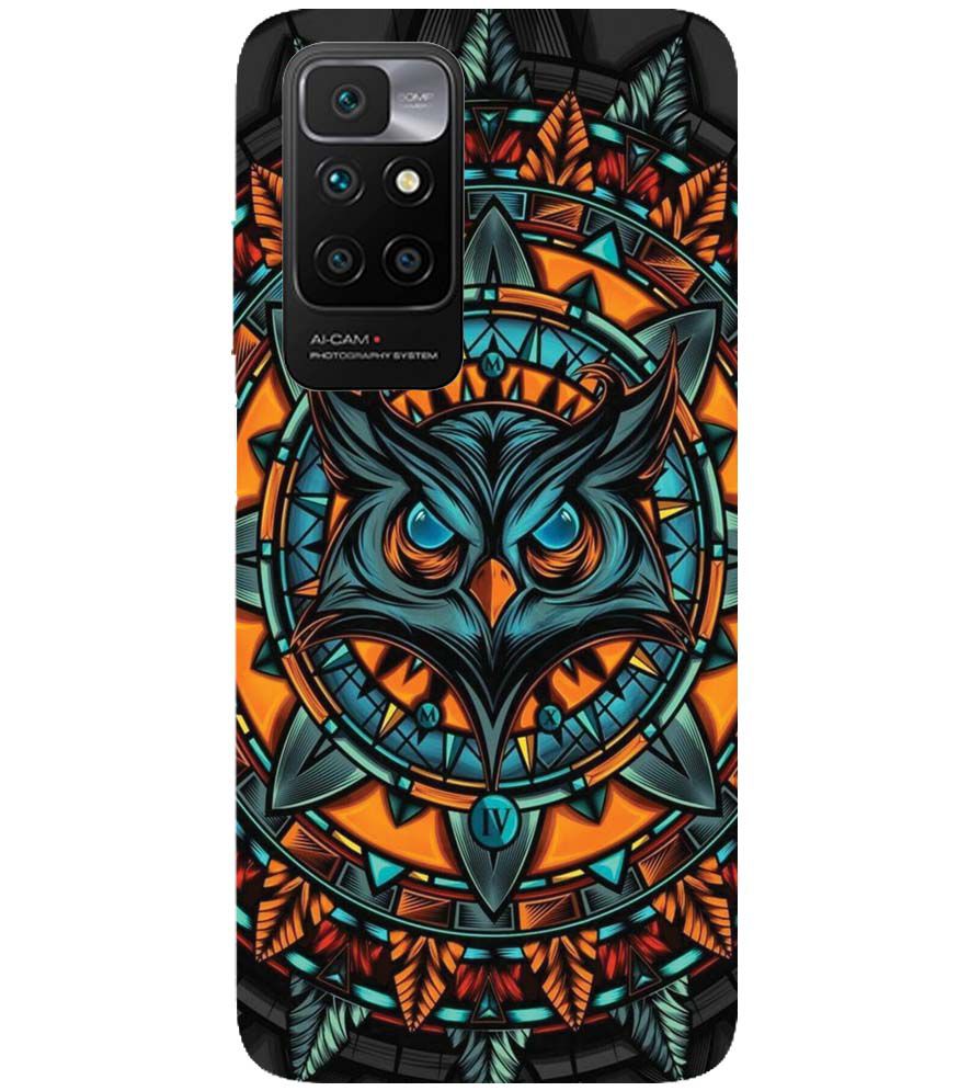 PS1338-Premium Owl Back Cover for Xiaomi Redmi 10 Prime