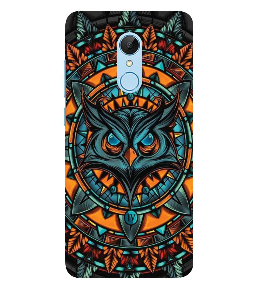 PS1338-Premium Owl Back Cover for Xiaomi Redmi 5