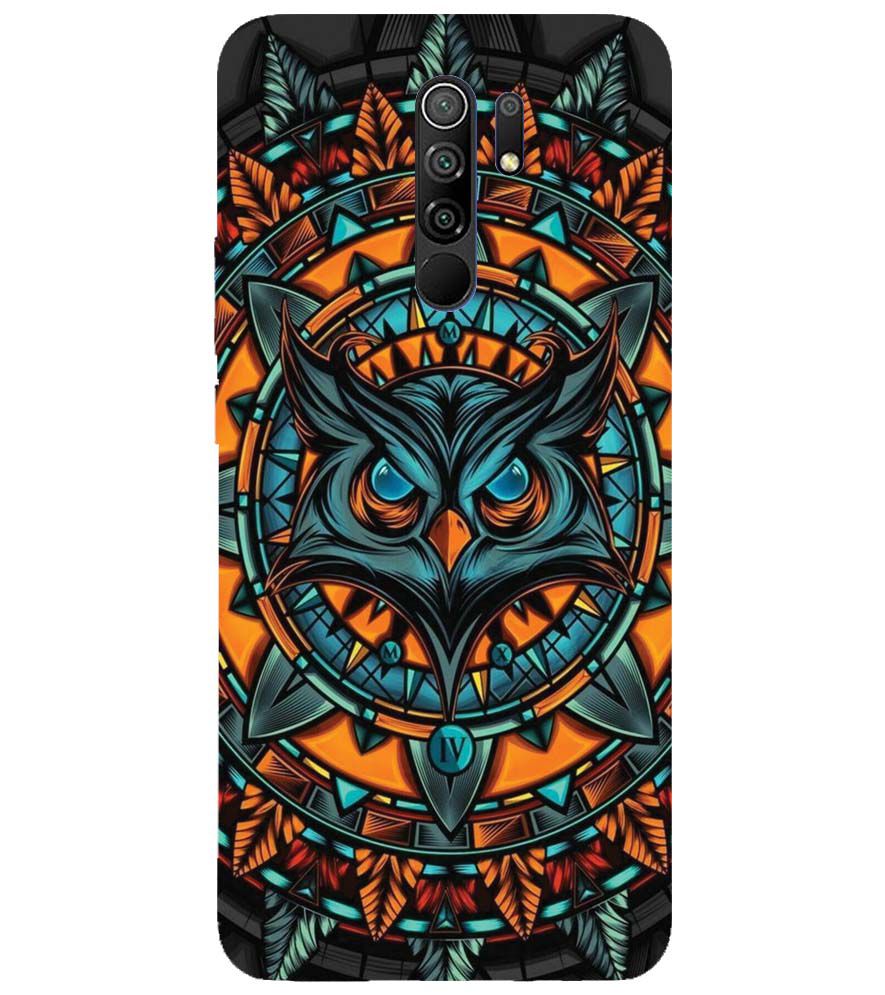 PS1338-Premium Owl Back Cover for Xiaomi Redmi 9 Prime