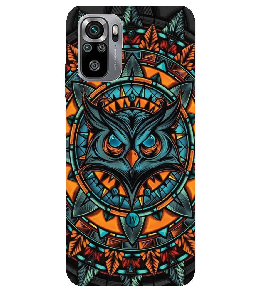 PS1338-Premium Owl Back Cover for Xiaomi Redmi Note 10