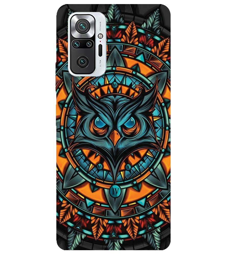 PS1338-Premium Owl Back Cover for Xiaomi Redmi Note 10 Pro