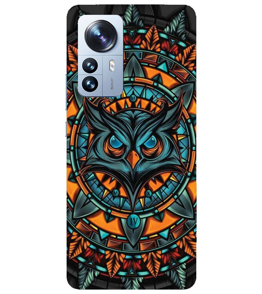 PS1338-Premium Owl Back Cover for Xiaomi Redmi Note 12 Pro