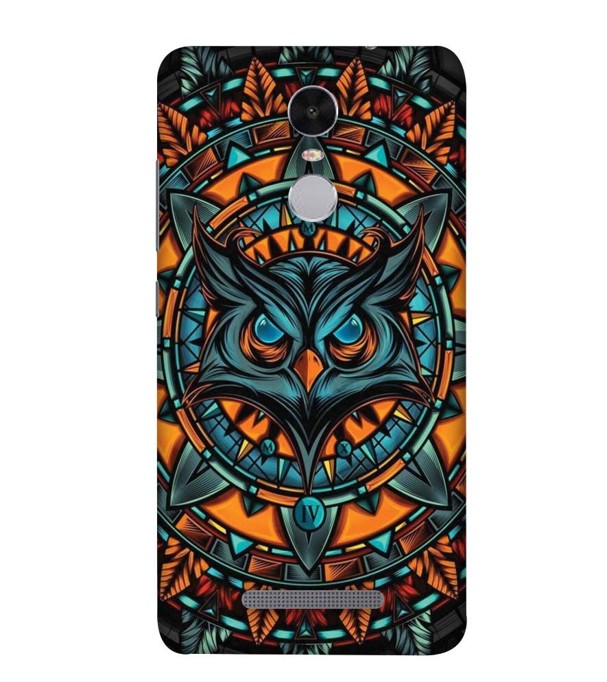 PS1338-Premium Owl Back Cover for Xiaomi Redmi Note 4