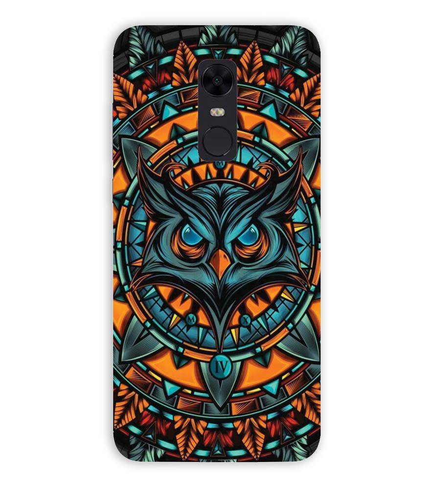 PS1338-Premium Owl Back Cover for Xiaomi Redmi Note 5