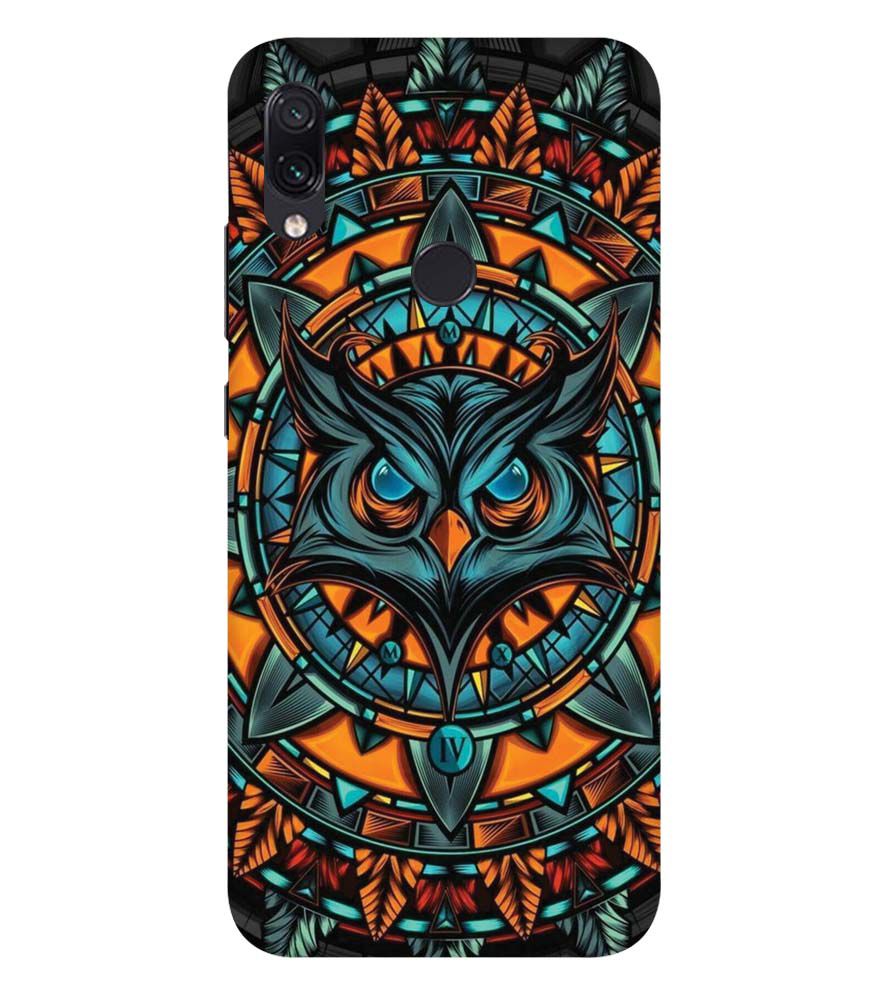 PS1338-Premium Owl Back Cover for Xiaomi Redmi Note 7