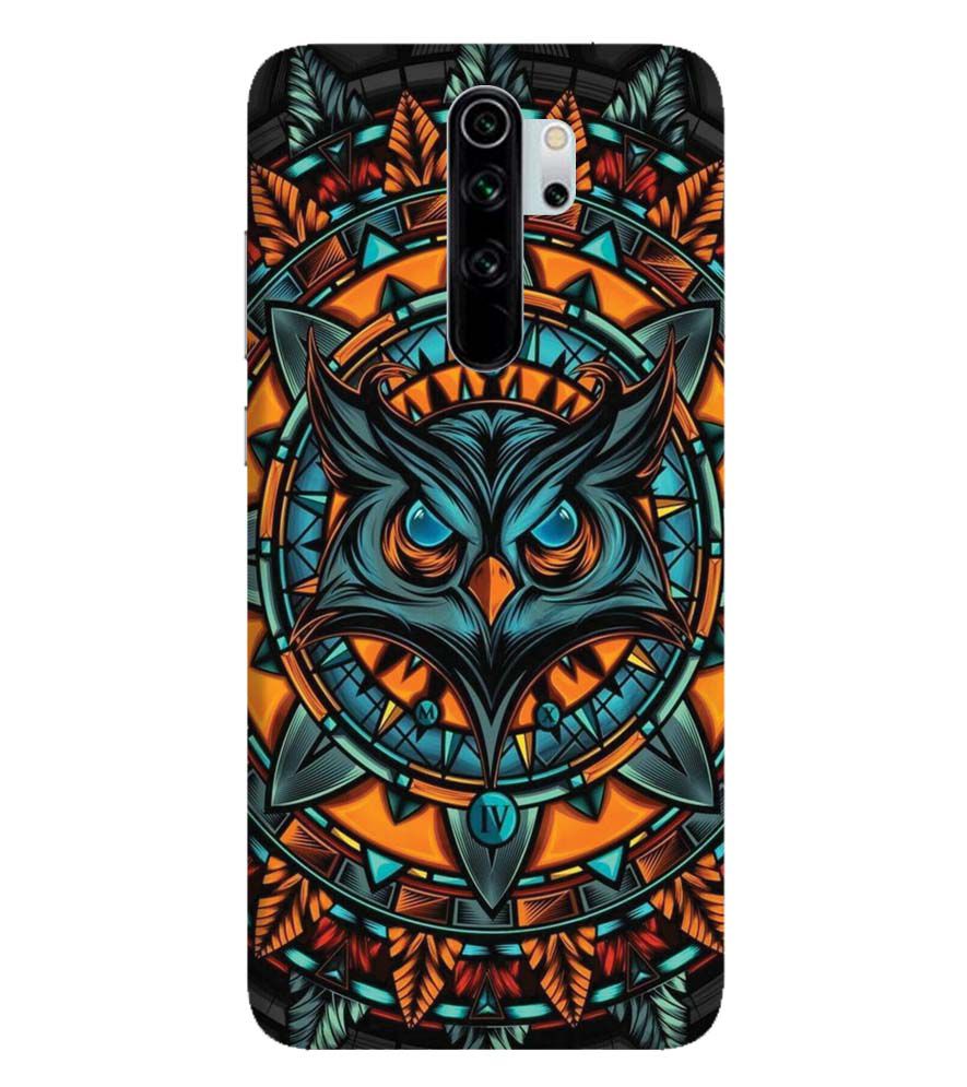 PS1338-Premium Owl Back Cover for Xiaomi Redmi Note 8 Pro