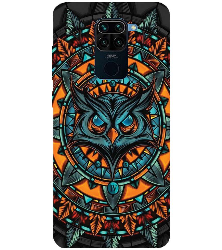 PS1338-Premium Owl Back Cover for Xiaomi Redmi Note 9