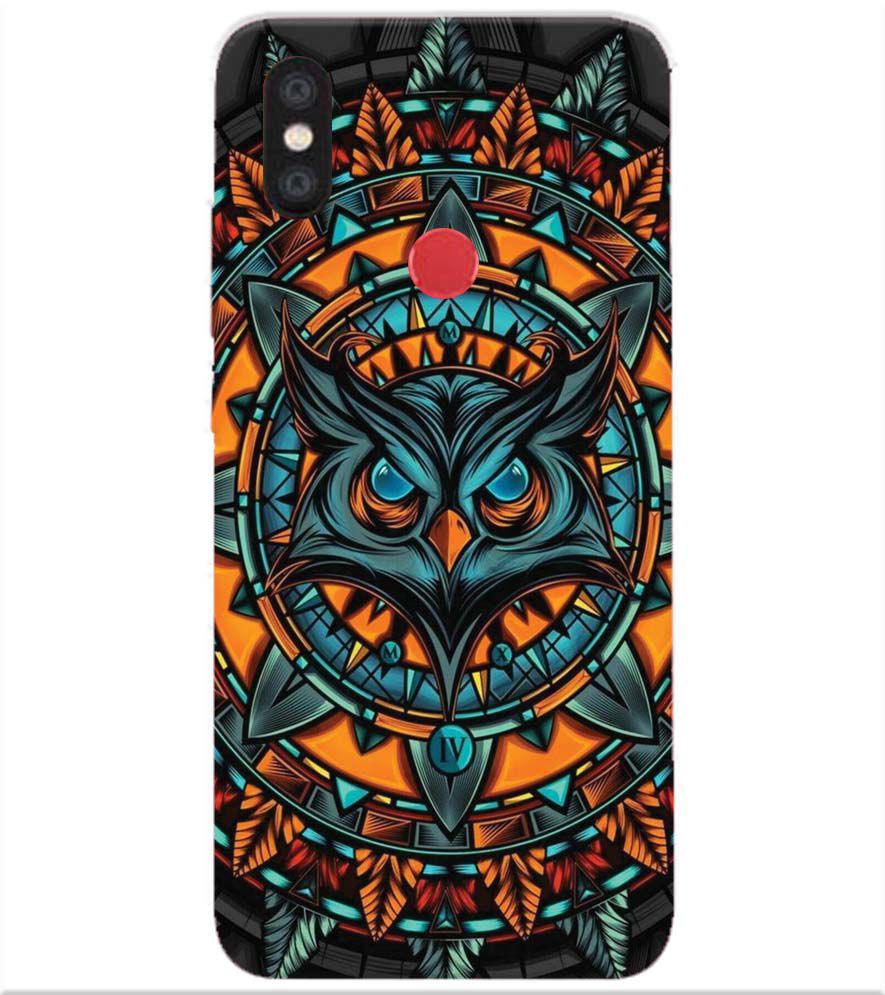 PS1338-Premium Owl Back Cover for Xiaomi Redmi Y2