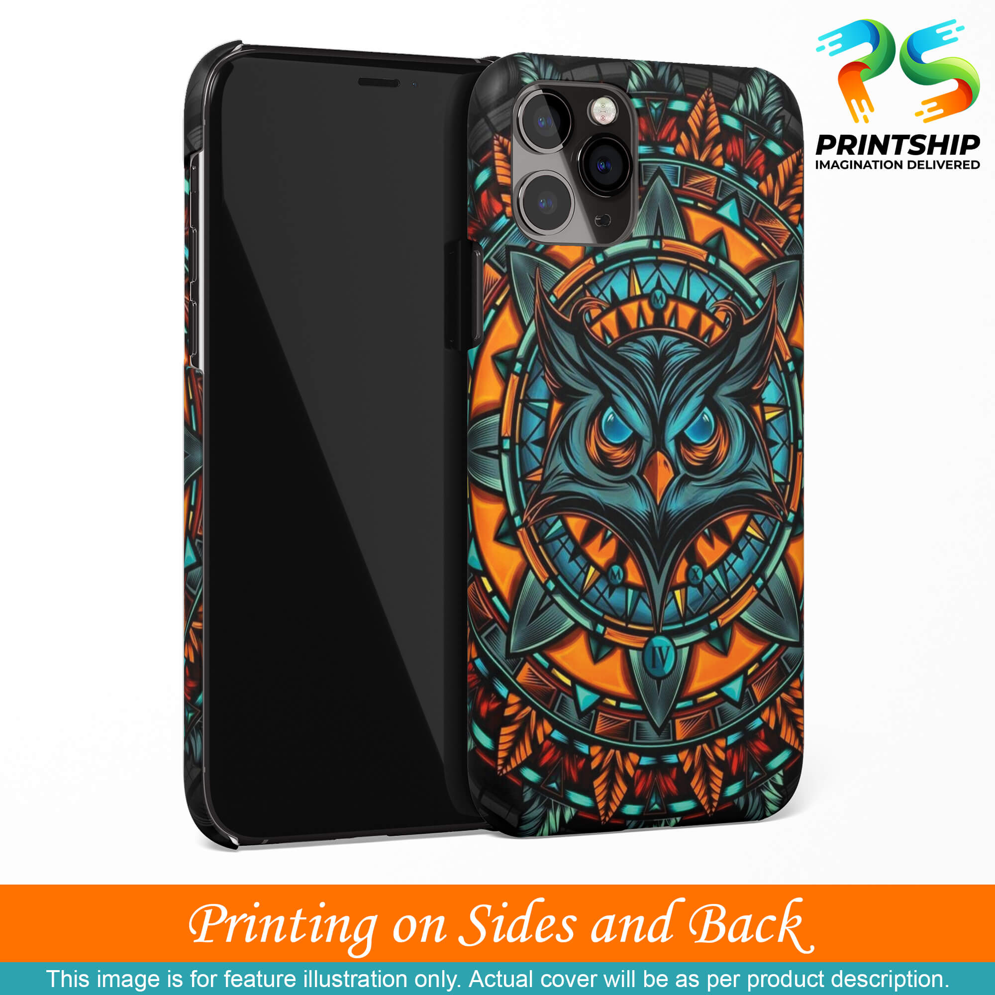 PS1338-Premium Owl Back Cover for Vivo V21 5G-Image3