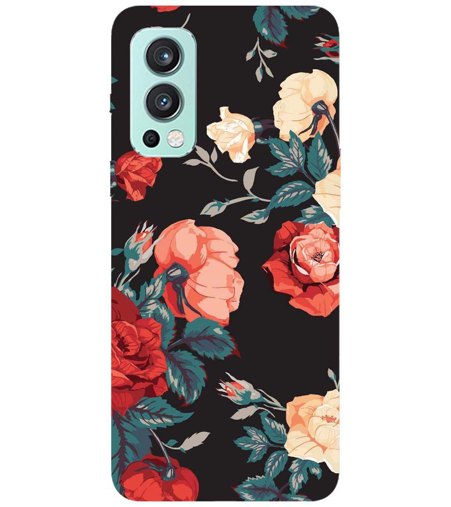 PS1340-Premium Flowers Back Cover for OnePlus Nord 2 5G