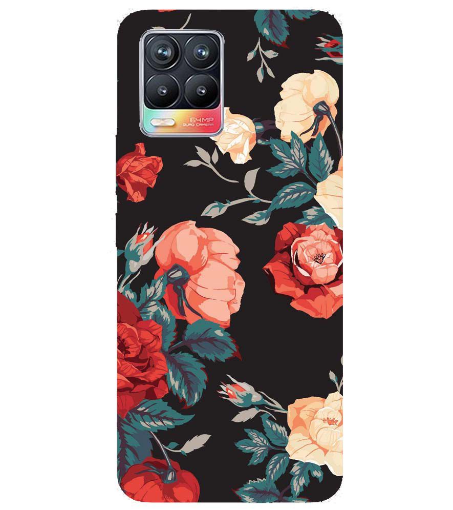 PS1340-Premium Flowers Back Cover for Realme 8