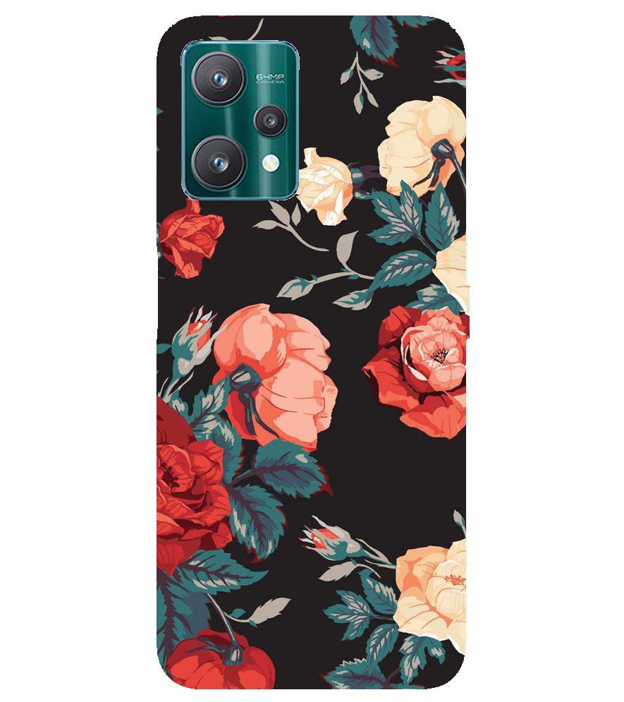 PS1340-Premium Flowers Back Cover for Realme 9 Pro+