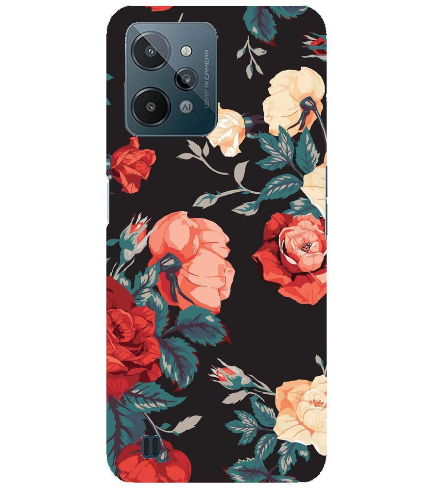 PS1340-Premium Flowers Back Cover for Realme C31