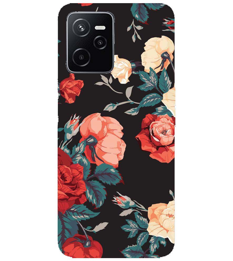 PS1340-Premium Flowers Back Cover for Realme C35