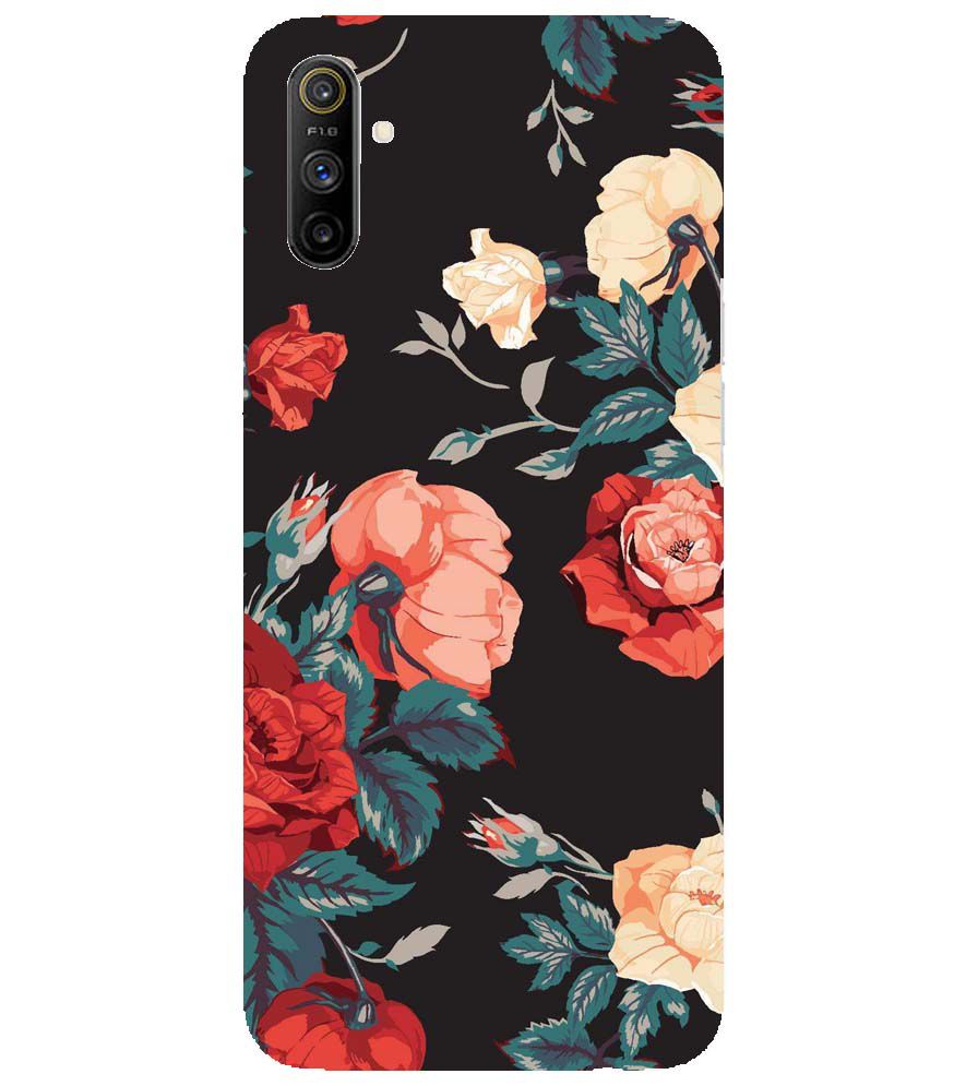 PS1340-Premium Flowers Back Cover for Realme Narzo 10A