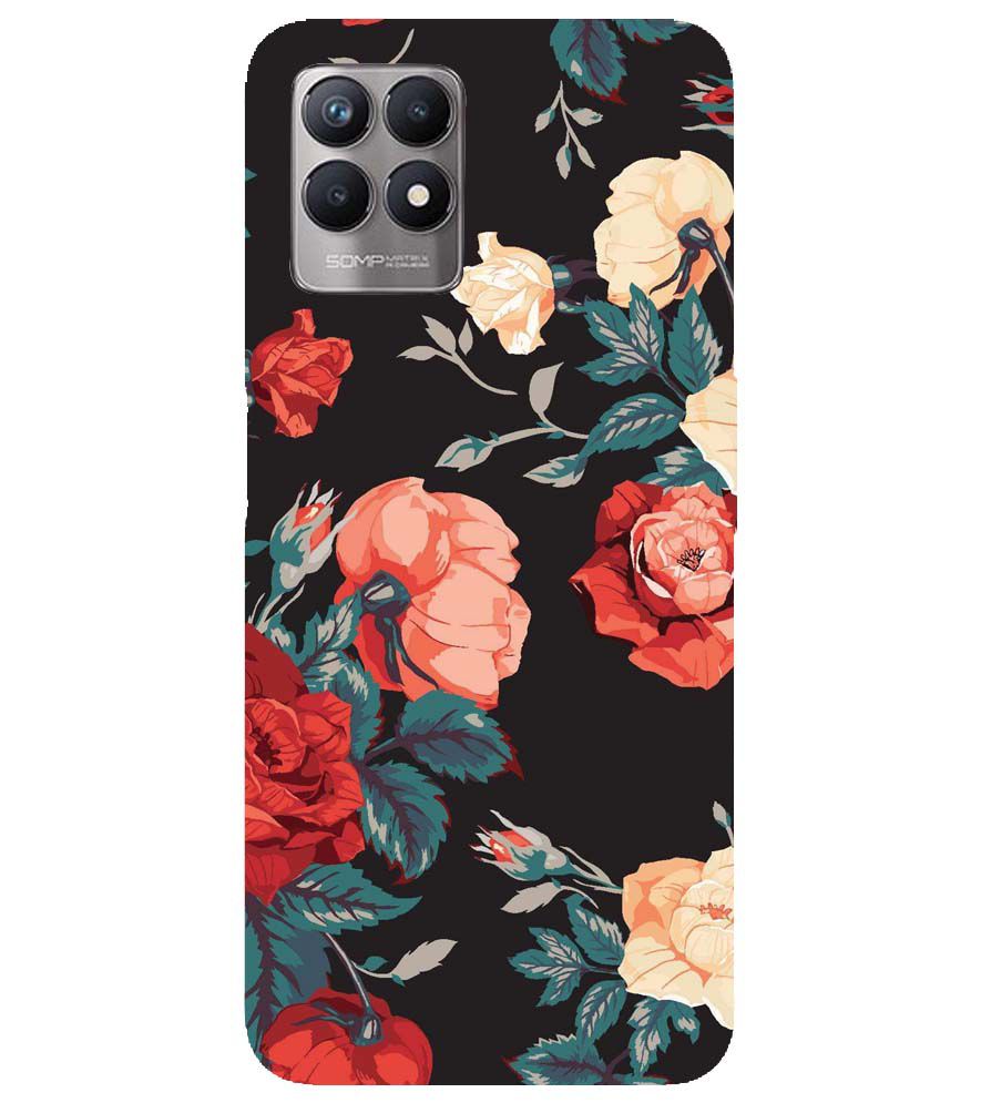 PS1340-Premium Flowers Back Cover for Realme Narzo 50