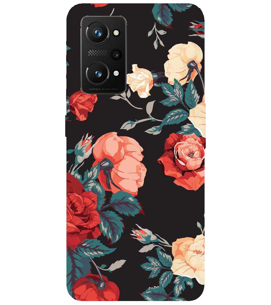 PS1340-Premium Flowers Back Cover for Realme X7 Max 5G