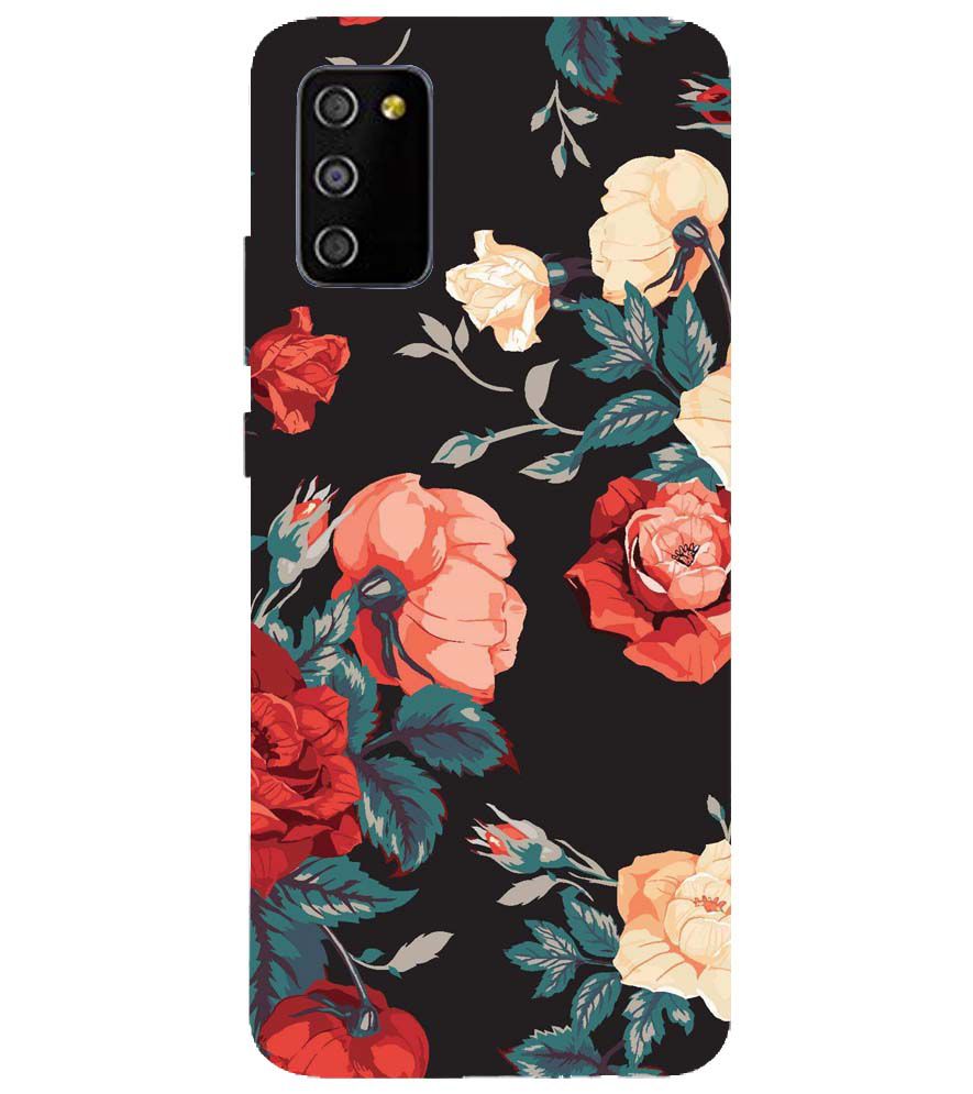 PS1340-Premium Flowers Back Cover for Samsung Galaxy M02s