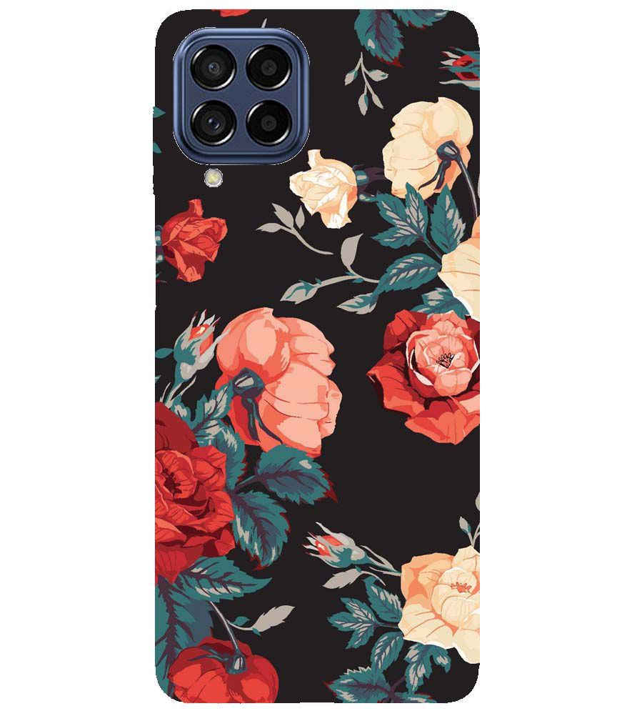 PS1340-Premium Flowers Back Cover for Samsung Galaxy M53