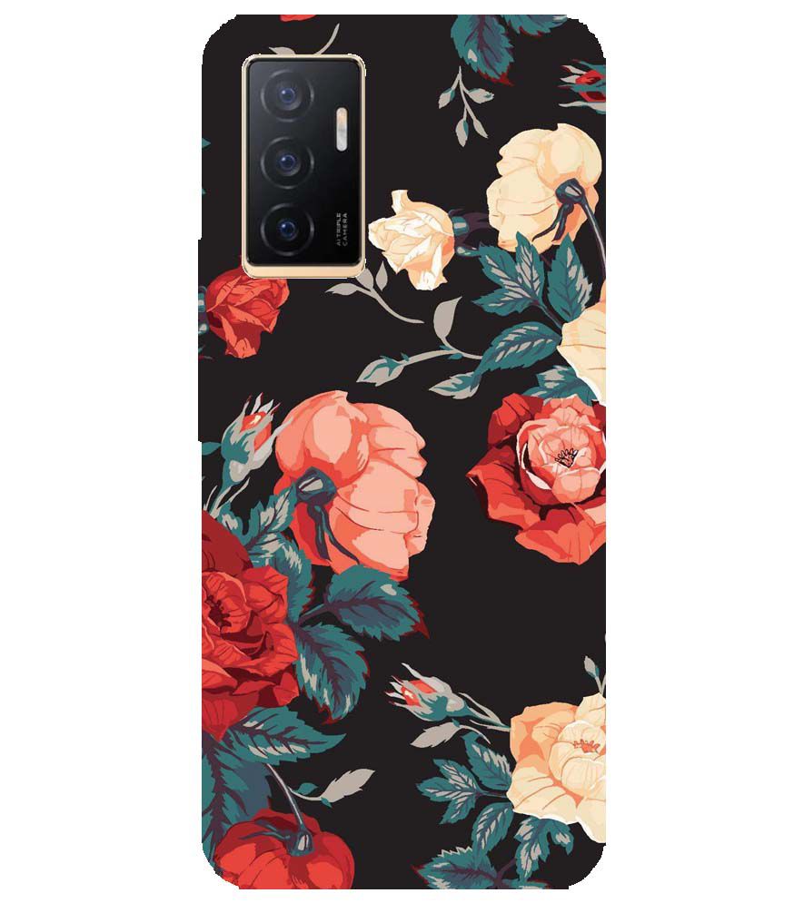 PS1340-Premium Flowers Back Cover for vivo V23e 5G