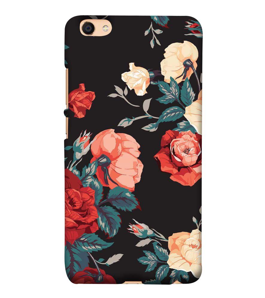 PS1340-Premium Flowers Back Cover for vivo Y55s