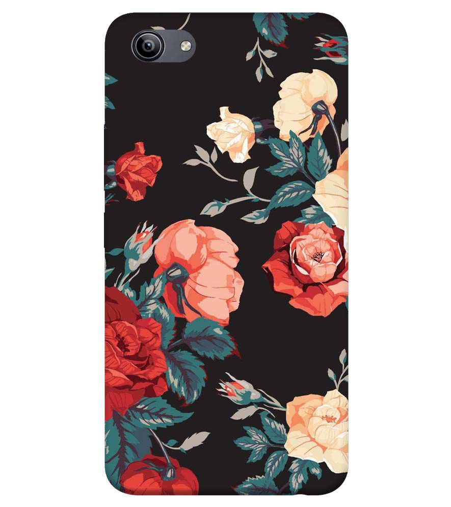 PS1340-Premium Flowers Back Cover for Vivo Y81