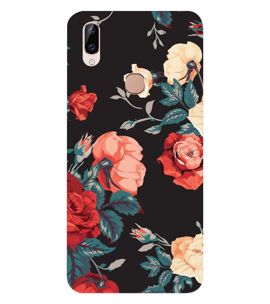 PS1340-Premium Flowers Back Cover for Vivo Y83 Pro