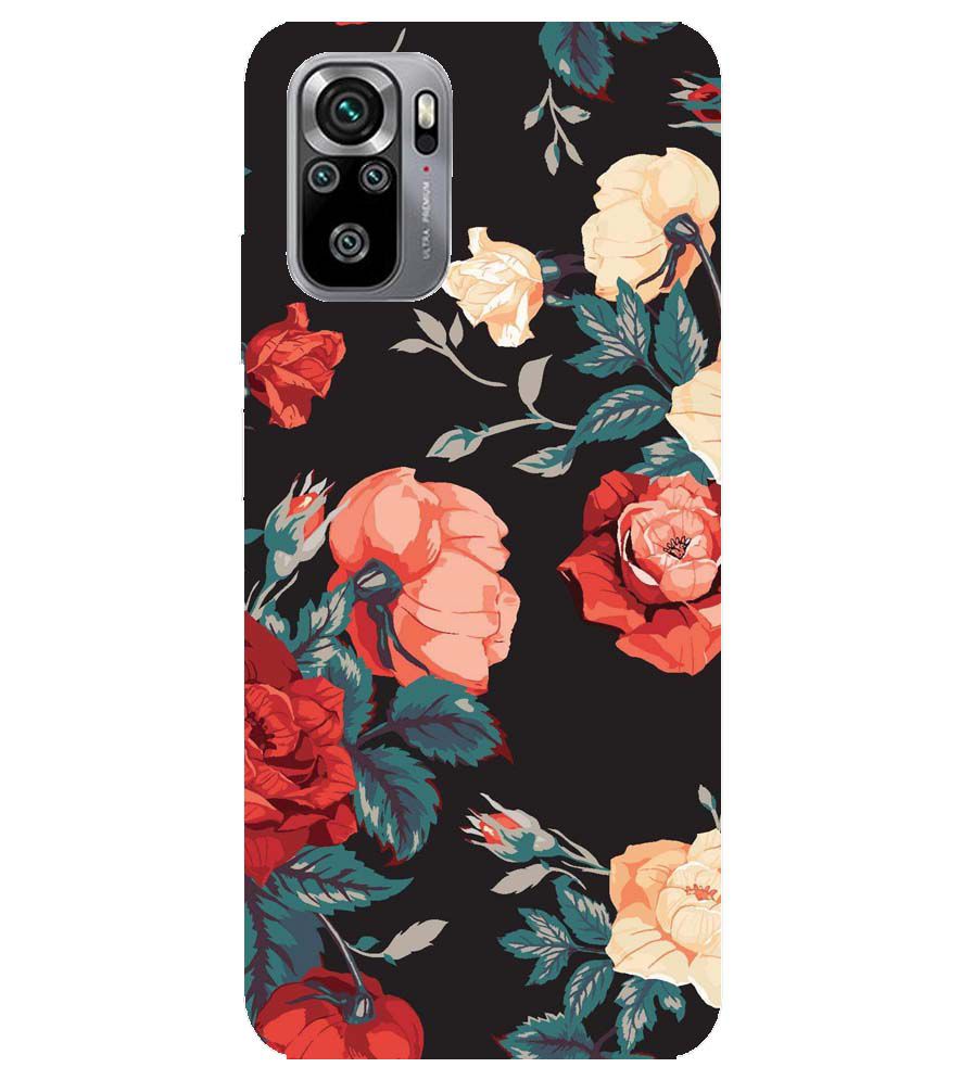 PS1340-Premium Flowers Back Cover for Xiaomi Redmi Note 11 SE (India)