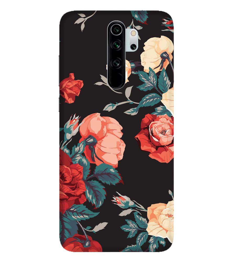 PS1340-Premium Flowers Back Cover for Xiaomi Redmi Note 8 Pro