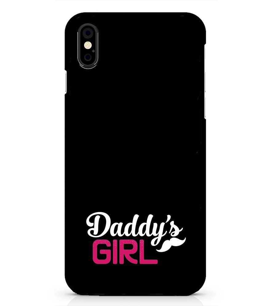 U0052-Daddy&#39;s Girl Back Cover for Apple iPhone X