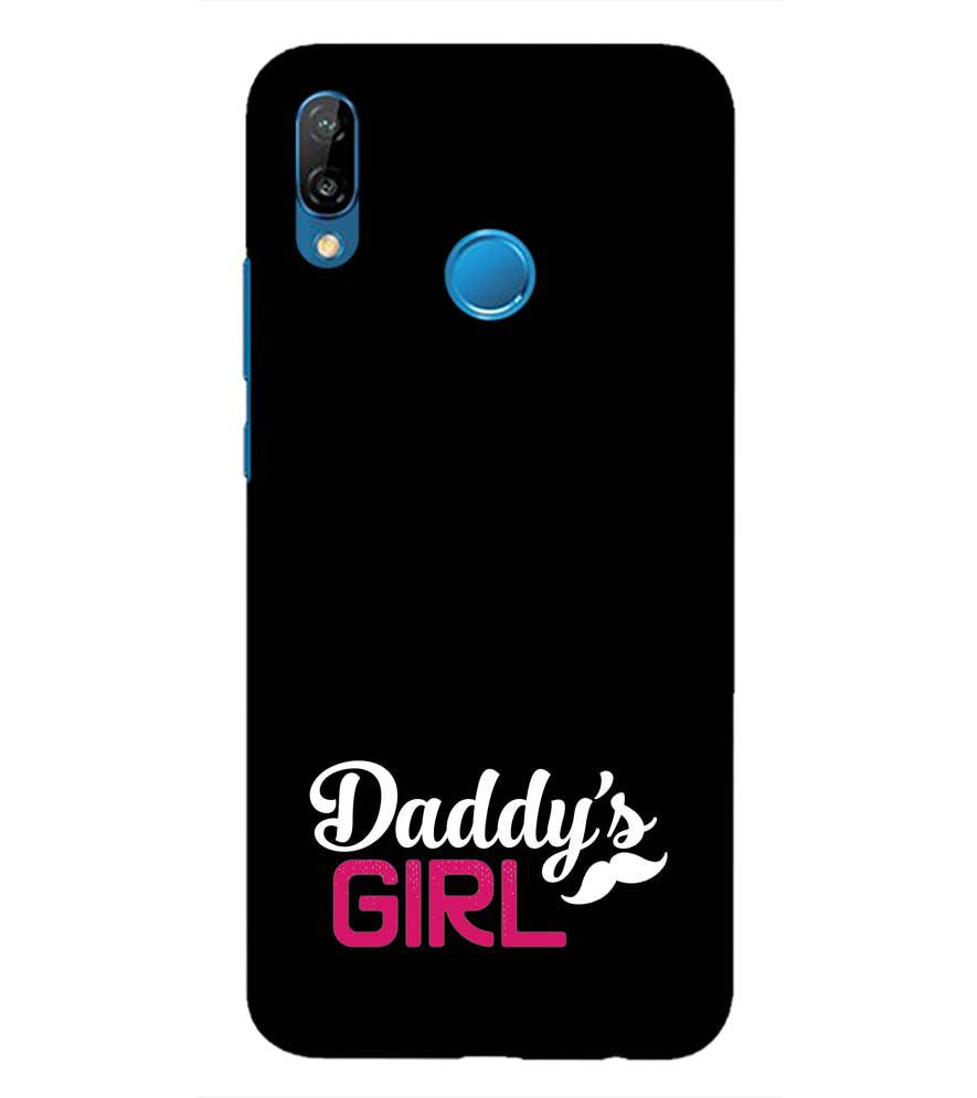 U0052-Daddy&#39;s Girl Back Cover for Huawei P20 Lite