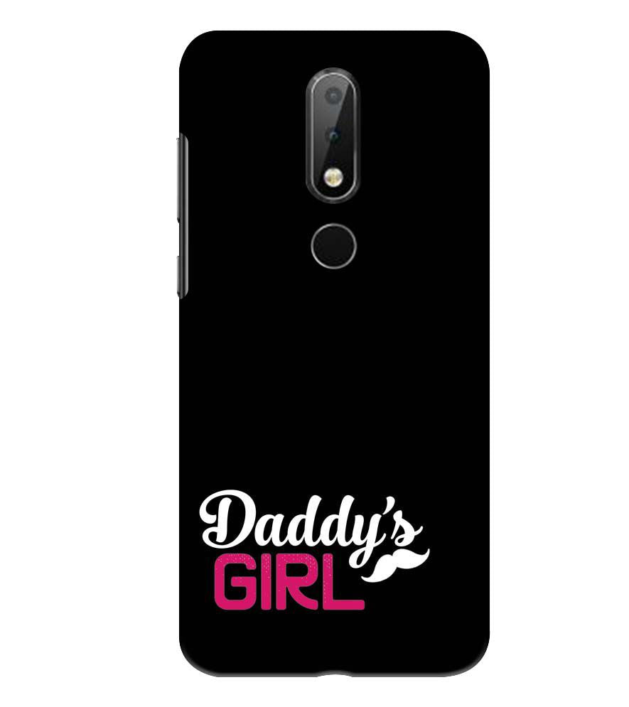 U0052-Daddy's Girl Back Cover for Nokia 6.1 Plus (Nokia X6)