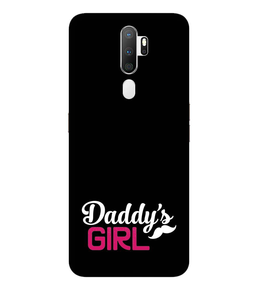 U0052-Daddy&#39;s Girl Back Cover for Oppo A9 (2020)