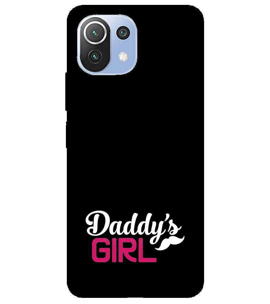 U0052-Daddy&#39;s Girl Back Cover for Xiaomi Mi 11 Lite