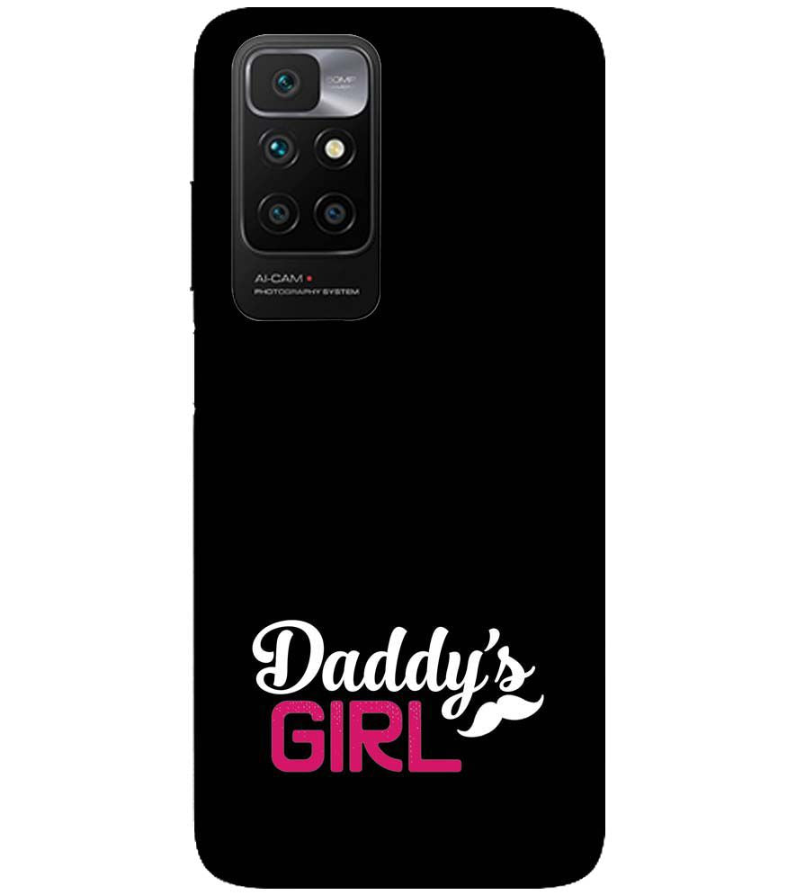 U0052-Daddy&#39;s Girl Back Cover for Xiaomi Redmi 10 Prime