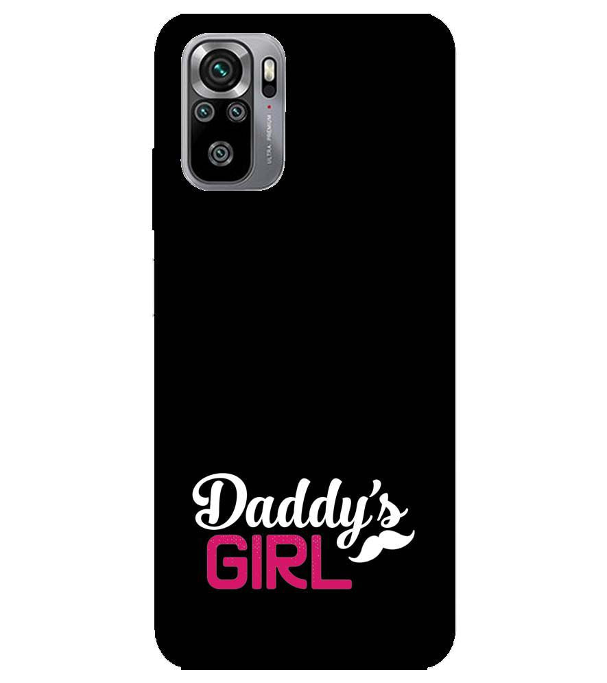 U0052-Daddy&#39;s Girl Back Cover for Xiaomi Redmi Note 10