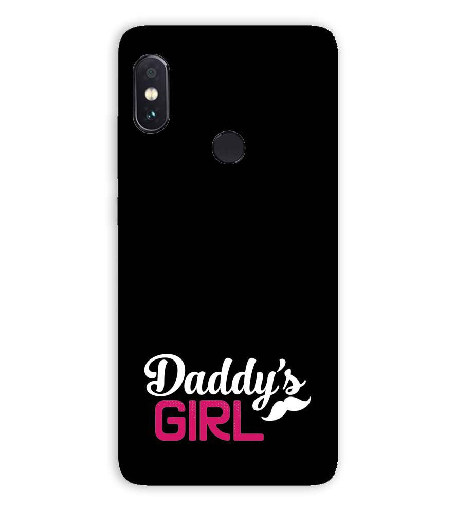 U0052-Daddy&#39;s Girl Back Cover for Xiaomi Redmi Note 5 Pro