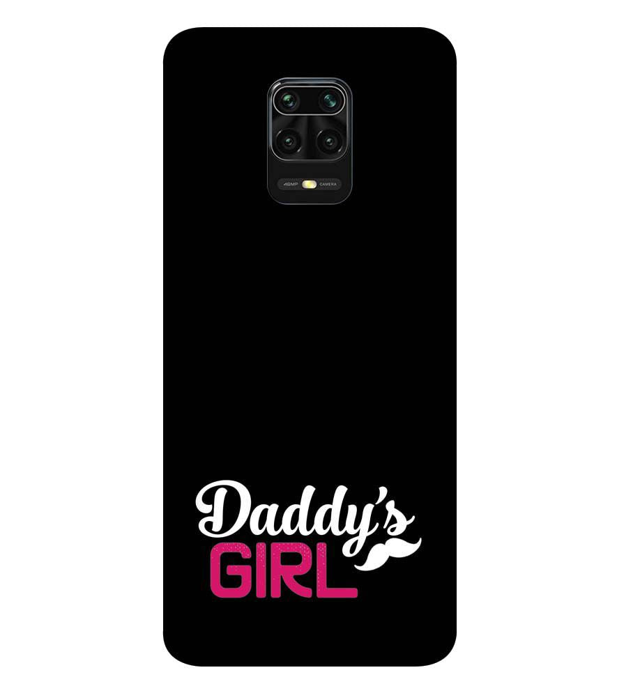 U0052-Daddy's Girl Back Cover for Xiaomi Redmi Note 9 Pro