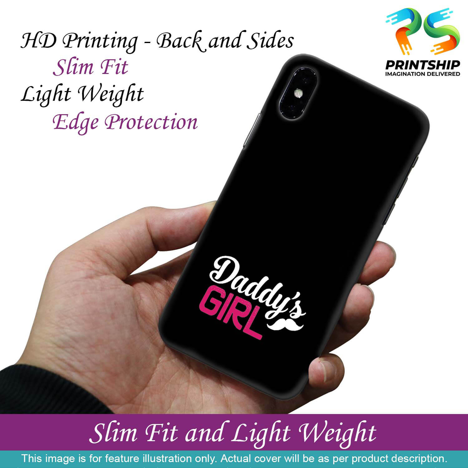 U0052-Daddy's Girl Back Cover for Vivo V15