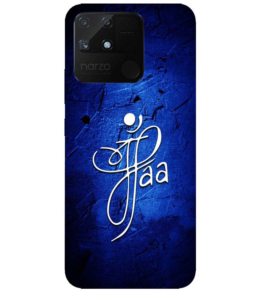 U0213-Maa Paa Back Cover for Realme Narzo 50A