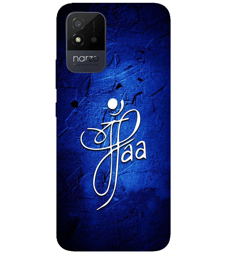 U0213-Maa Paa Back Cover for Realme Narzo 50i