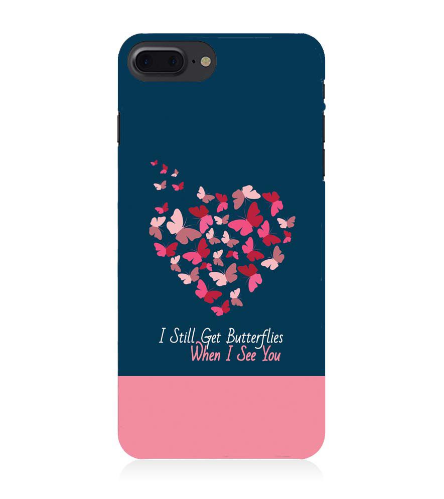 U0317-Butterflies on Seeing You Back Cover for Apple iPhone 7 Plus