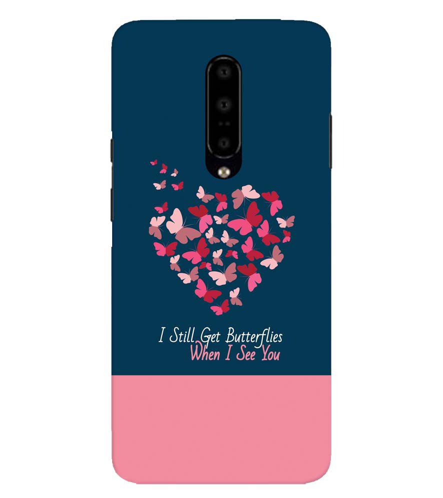 U0317-Butterflies on Seeing You Back Cover for OnePlus 7
