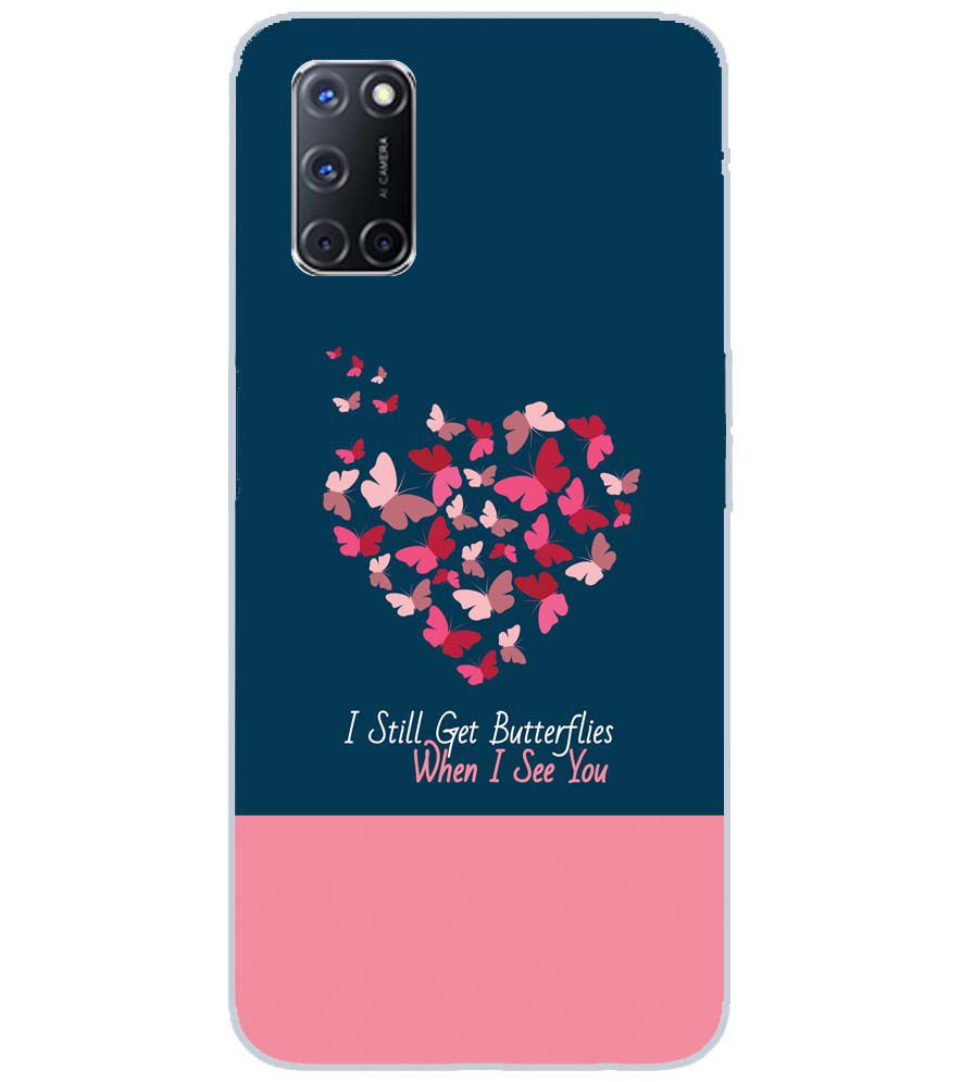 U0317-Butterflies on Seeing You Back Cover for Oppo A52