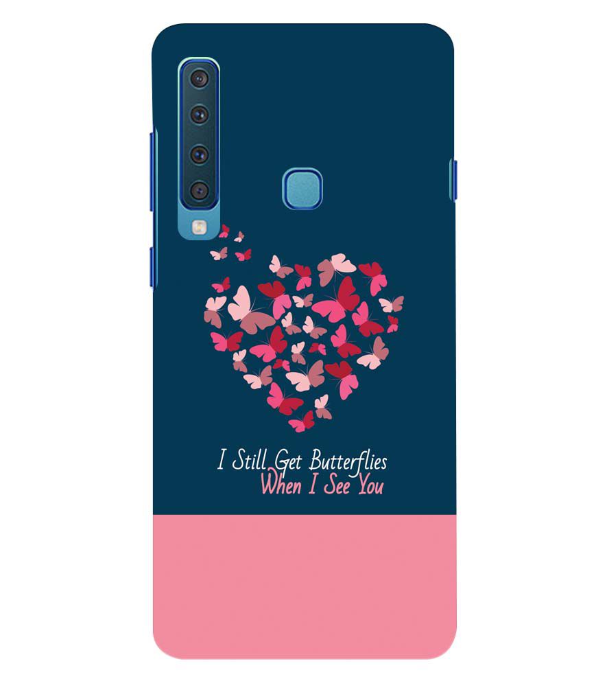 U0317-Butterflies on Seeing You Back Cover for Samsung Galaxy A9 (2018)