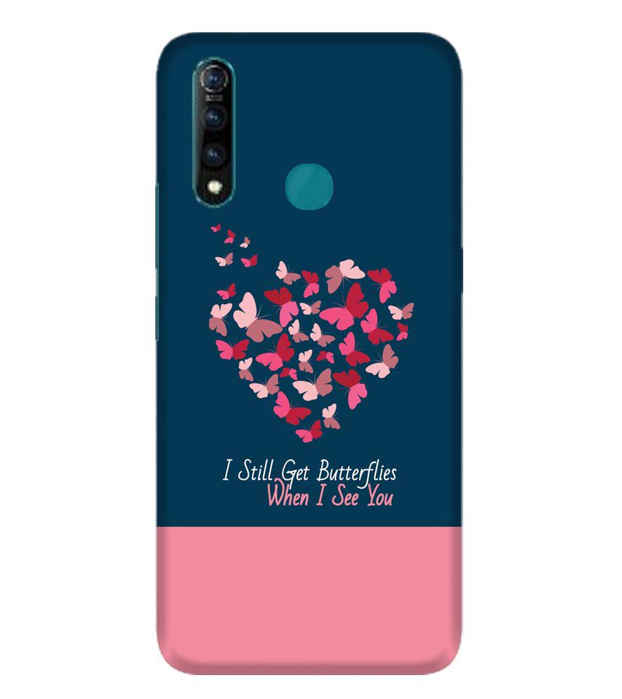 U0317-Butterflies on Seeing You Back Cover for Vivo Z1 Pro