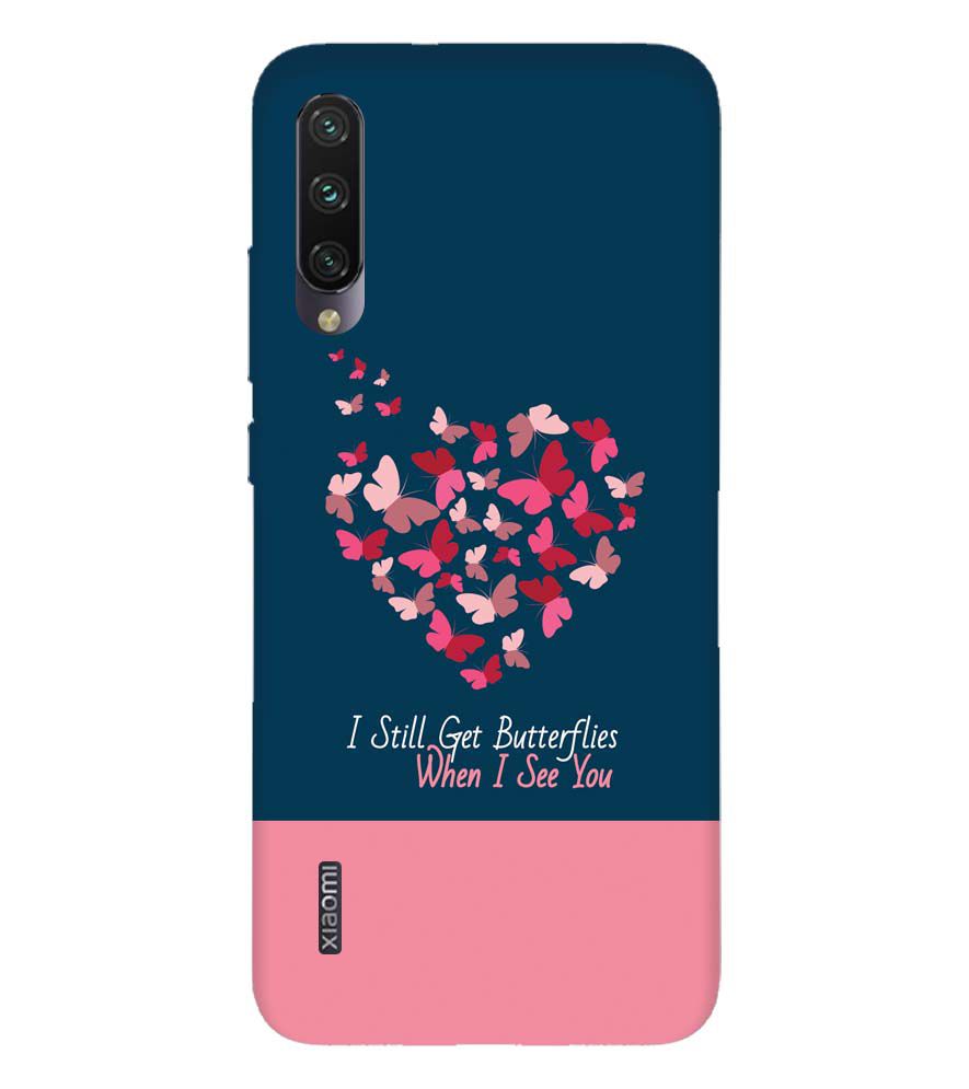 U0317-Butterflies on Seeing You Back Cover for Xiaomi Mi A3